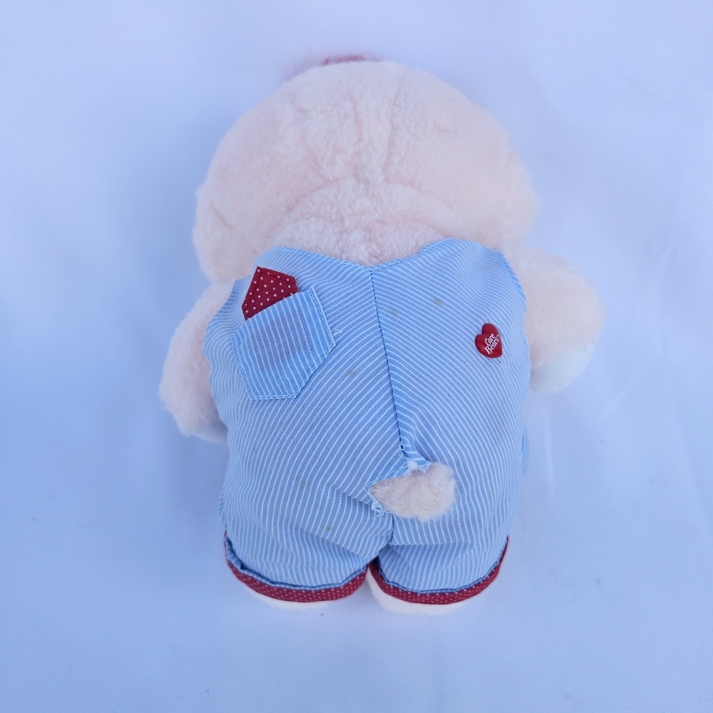 Kenner Care Bear Cheer Bear With Overalls Vintage 1983 Collectible Plush Doll - Picture 6 of 6